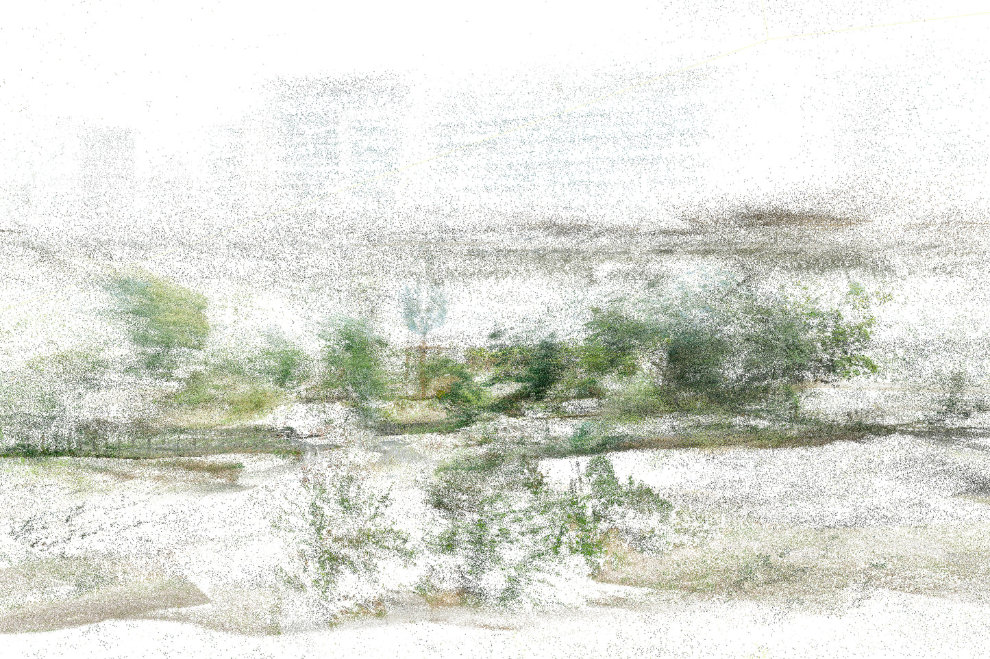 Daniel Bourgais, Jardin de l’Arche, paysage en mouvement V, été 2023