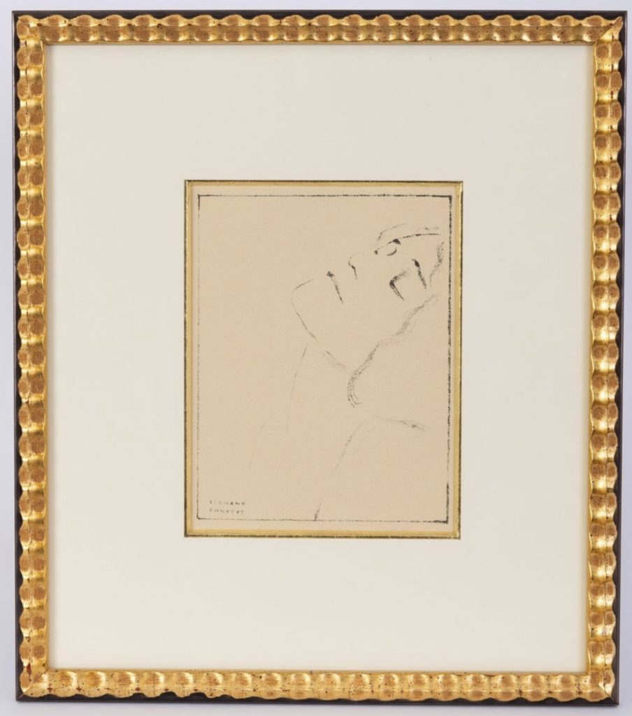 Fernand Khnopff (1856-1921), Profil, Marguerite Khnopff