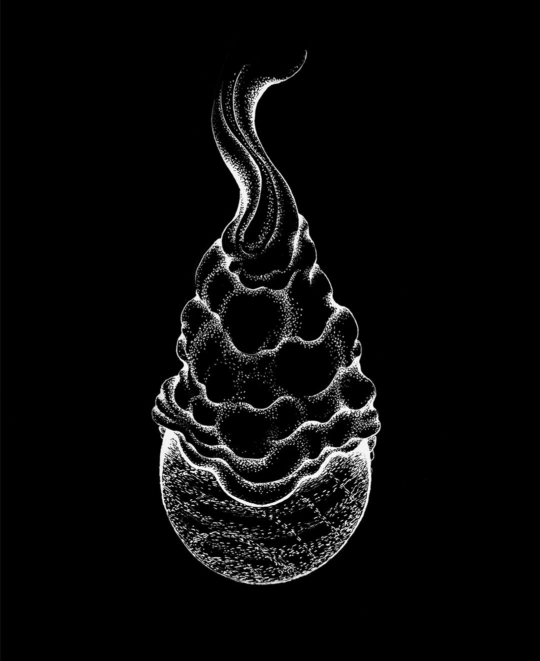 Golnaz Behrouznia, Drawing #13, Morphogenetic Tensions, 2020