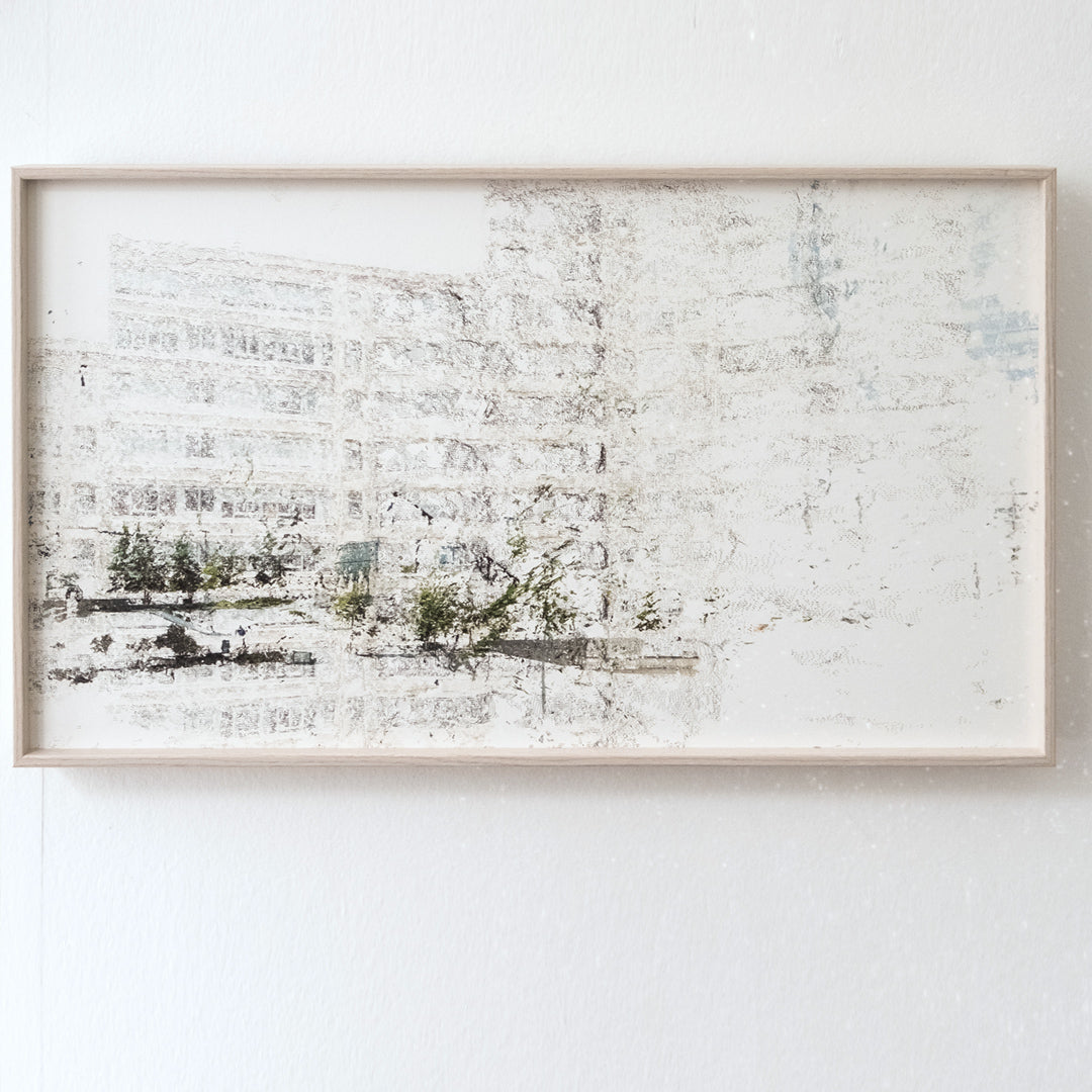 Daniel Bourgais, La Défense, textures I, été 2023