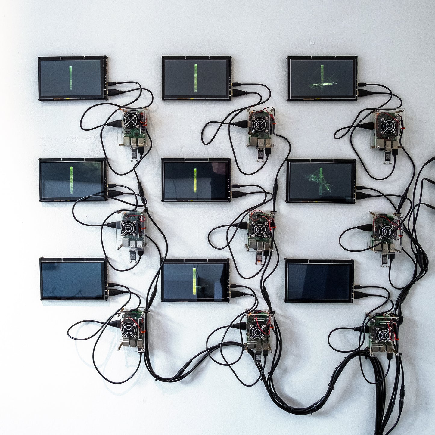 Paul Duncombe, Manicouagan, Core Samples, Forages I à IX, 2021