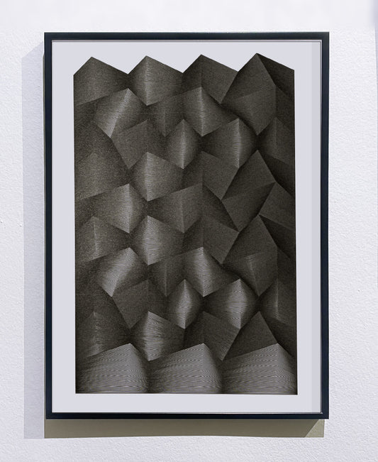 Arnaud Pfeffer, Black Sharp Pattern, 2022
